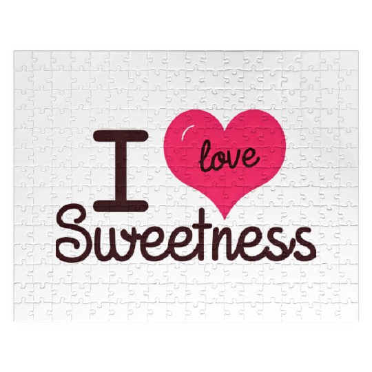 I Love Sweetness Jigsaw Puzzles, Cute Valentine’s Gift