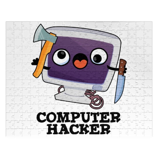 Computer Hacker Funny Technical Pun Jigsaw Puzzles