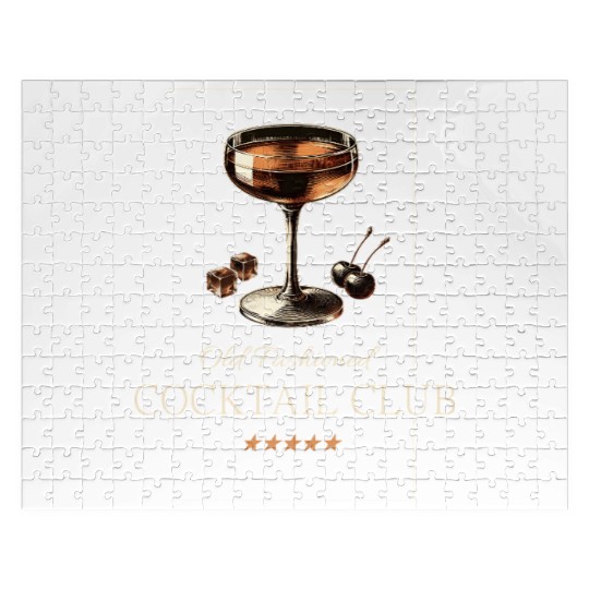 Old Fashioned Cocktail Club Vintage Jigsaw Puzzles