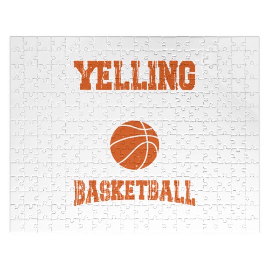 I'm Not Yelling Basketball Coach Voice Funny Jigsaw Puzzles