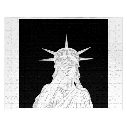 Oh the shame Statue of Liberty US for sale chaos Jigsaw Puzzles