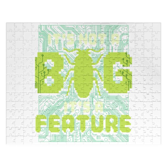 It's Not A Bug It's A Feature Computer Scientist Jigsaw Puzzles