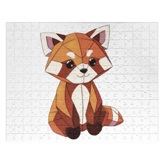 Cute red panda Jigsaw Puzzles