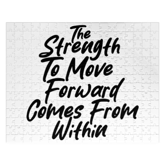 Inner Strength Self Growth Positive Mindset Quote Jigsaw Puzzles