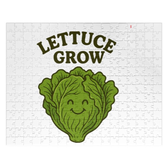 Vegetable Gardening Lettuce Jigsaw Puzzles