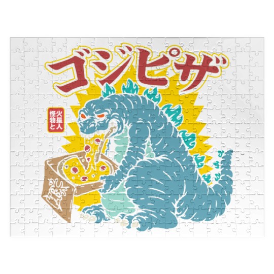 Kaiju Pizza Cravings Jigsaw Puzzles