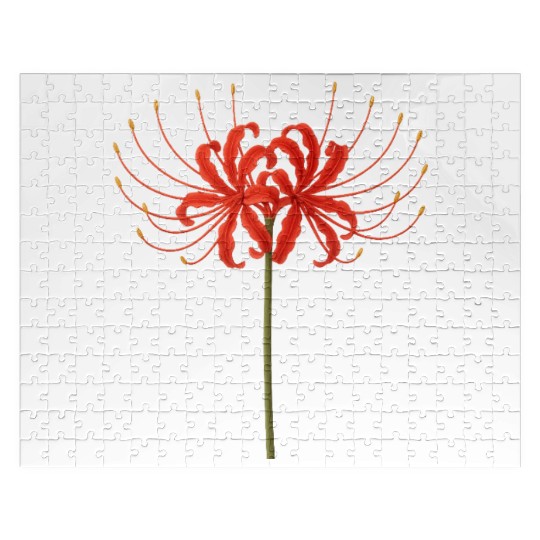 Red Spider Lily Jigsaw Puzzles – Japanese Death Flower Ar