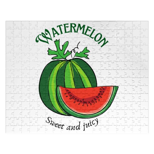 Watermelon Sweet Summer Vibes Jigsaw Puzzles