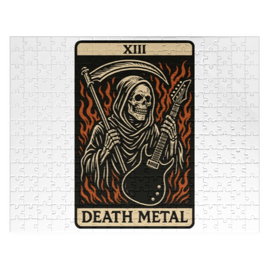 Death Metal (Card XIII) Jigsaw Puzzles