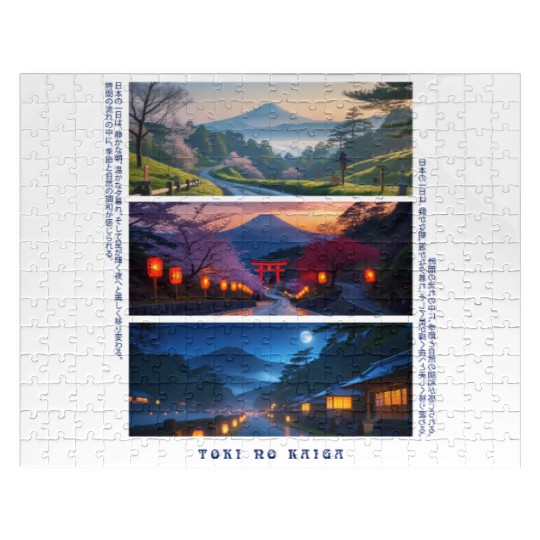 003 - Serene Mount Fuji Nightscapes Jigsaw Puzzles