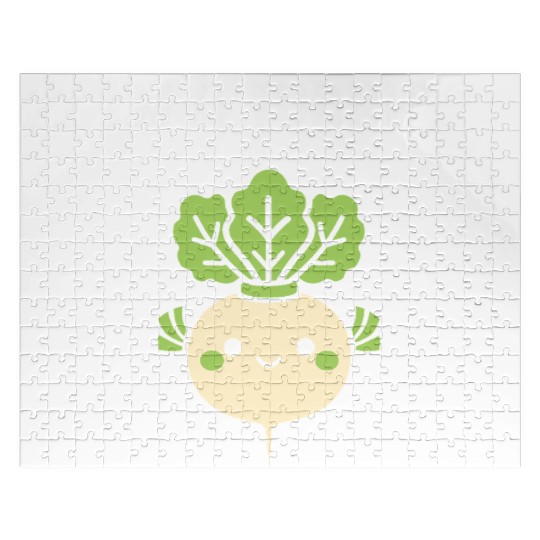 Turnip Character Illustration Jigsaw Puzzles