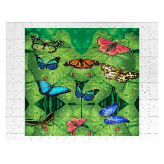 Butterfly Madness – Vibrant Nature Art Jigsaw Puzzles