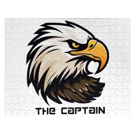 The Captain – Fearless Eagle Face Leadership Jigsaw Puzzles