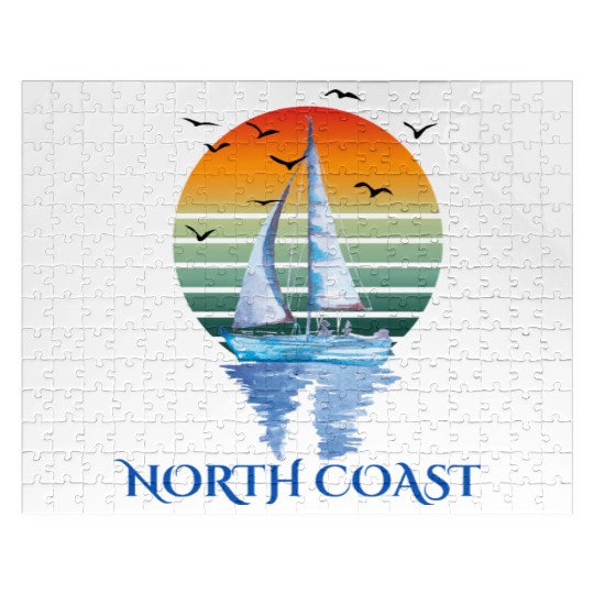 Sunset Sailing - North Coast Vibes Jigsaw Puzzles