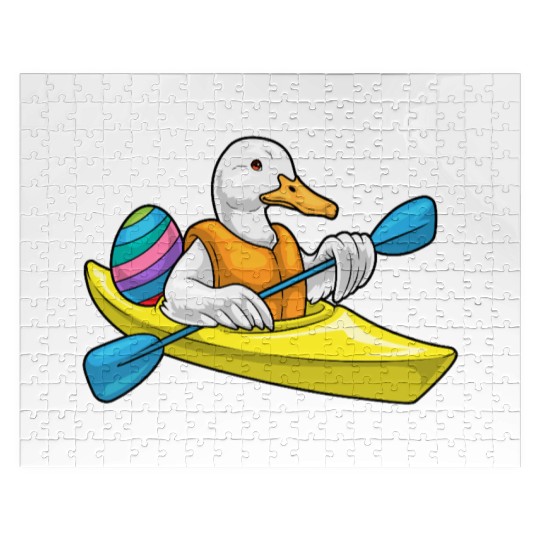 Duck Easter Kayak Jigsaw Puzzles