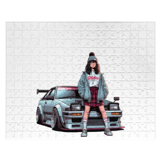 Japanese Underground Street Racing - JDM Car Jigsaw Puzzles