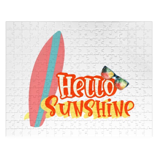 Hello Sunshine Summer Vibes  Jigsaw Puzzles