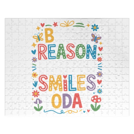 Be The Reason Someone Smiles Today Kindness Quote Jigsaw Puzzles