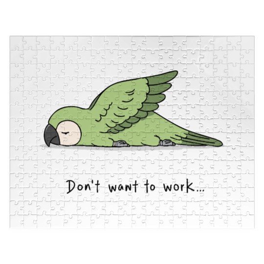 Red-shouldered Macaw Jigsaw Puzzles