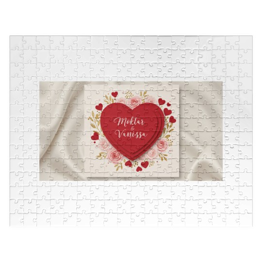A luxurious Valentine's Day greeting card  Jigsaw Puzzles