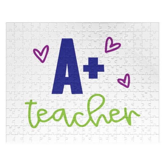 A+ Teacher – Appreciation Gift Jigsaw Puzzles