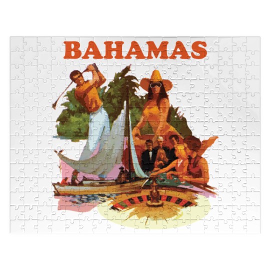 Bahamas, Collage Jigsaw Puzzles
