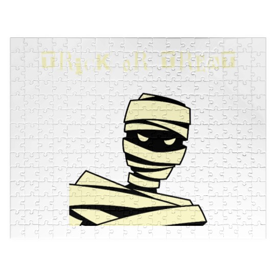 Mummy Look "Trick and Treat" Halloween Jigsaw Puzzles – S