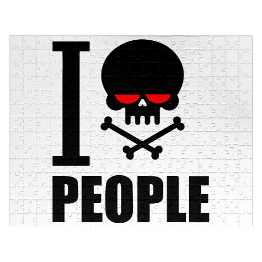 i hate people Jigsaw Puzzles