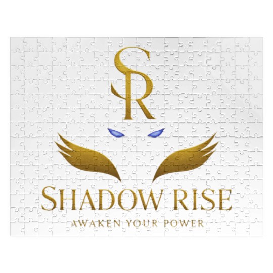 Shadow Monarch – Gold Eyes Logo Design Jigsaw Puzzles