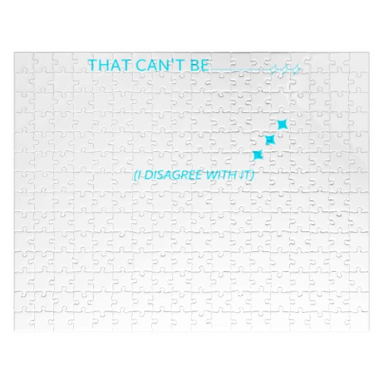 Y2K Sarcastic Religious Meme Quote Jigsaw Puzzles