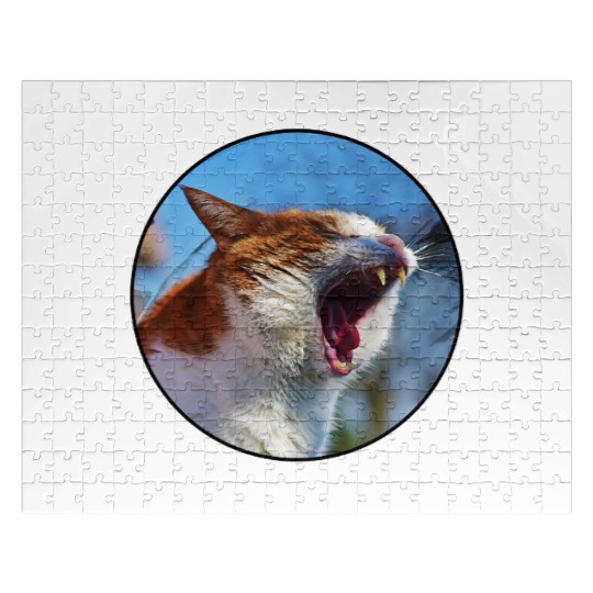 This is Still A Surprised Face Funny Cute Cat Meme Jigsaw Puzzles