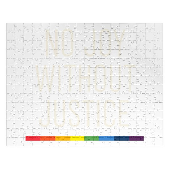 Queer Pride Queer Joy LGBTQ+ Affirmation Trans Jigsaw Puzzles