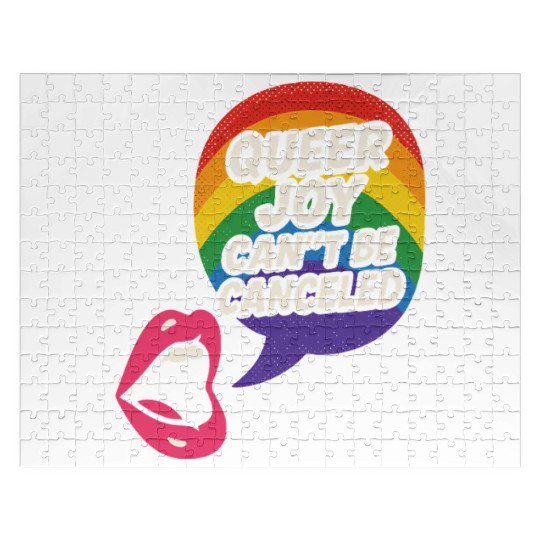 Queer Pride Queer Joy LGBTQ+ Affirmation Trans Jigsaw Puzzles