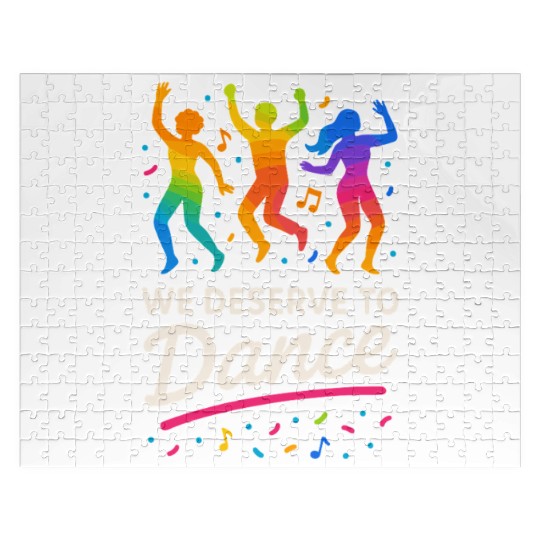 Queer Pride Queer Joy LGBTQ+ Affirmation Trans Jigsaw Puzzles