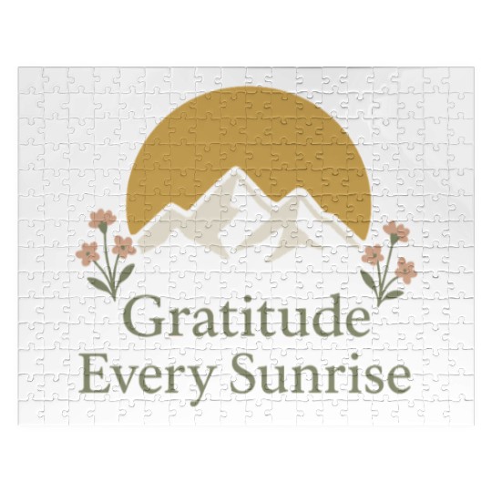 Gratitude Mindfulness Positive Affirmation Daily Jigsaw Puzzles