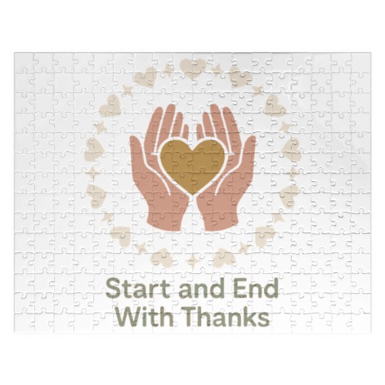 Gratitude Mindfulness Positive Affirmation Daily Jigsaw Puzzles