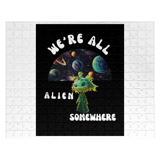 Galactic Alien Adventure Design Jigsaw Puzzles