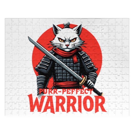 Purr-Perfect Warrior Cat Design Jigsaw Puzzles