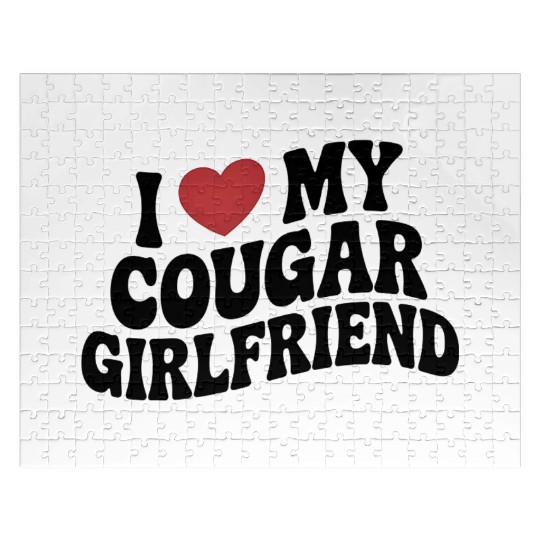 Love for My Cougars Girl Friend Jigsaw Puzzles