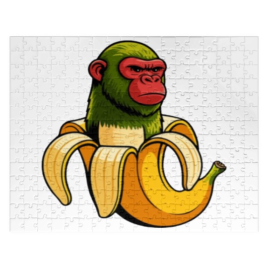 Chimpanzini Bananini Italian Brainrot Art Jigsaw Puzzles