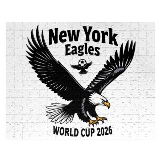 Patriotic Eagle Soccer Jigsaw Puzzles – USA World Cup 2026