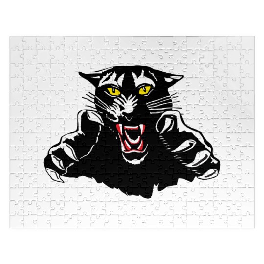Black Panther Claw Design Jigsaw Puzzles