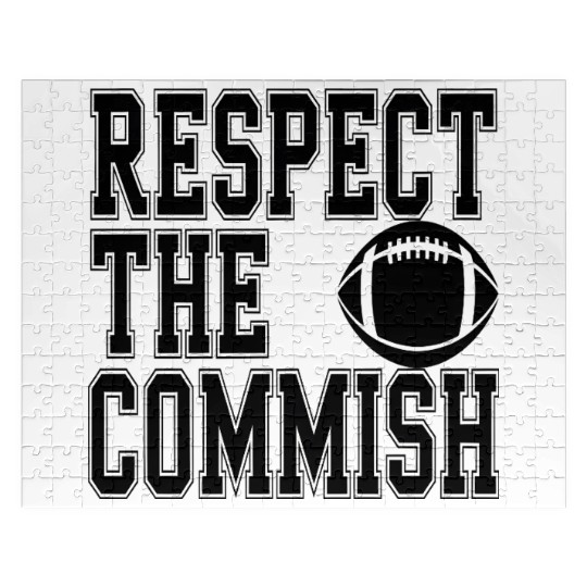 Respect the Commish Fantasy Football Jigsaw Puzzles