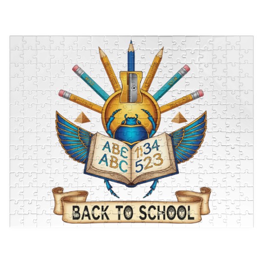 Back to School – Egyptian Inspired Design Jigsaw Puzzles