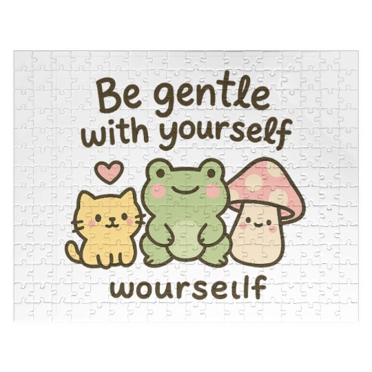 Gentle Nature Affirmation Design Jigsaw Puzzles