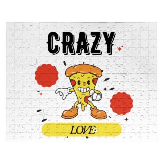 Crazy in Love Pizza – The Happiest Slice Ever  D83C DF55 Jigsaw Puzzles