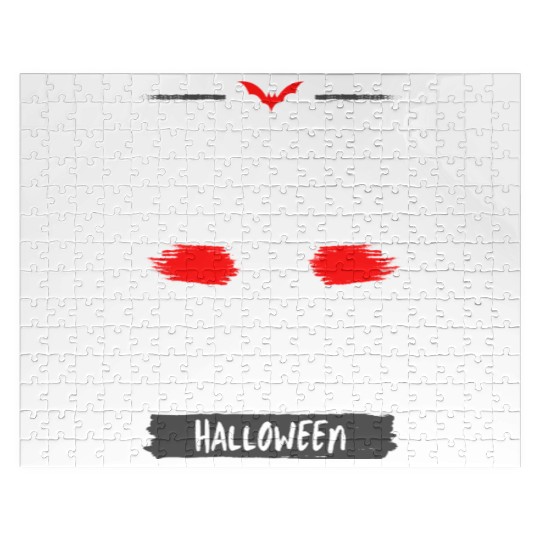 Spooky Halloween Trick or Treat Design Jigsaw Puzzles