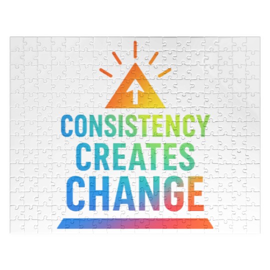 Inspirational Growth Triangle Design Jigsaw Puzzles