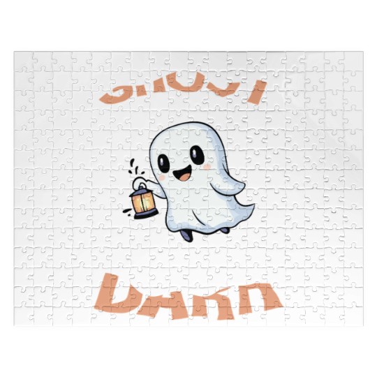Ghost Hunters Do It In The Dark Cute Ghost Jigsaw Puzzles