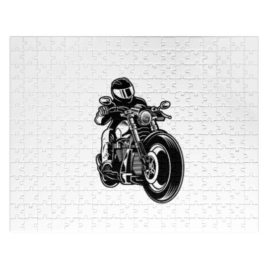 Fearless Motorcycle Club Logo Design Jigsaw Puzzles